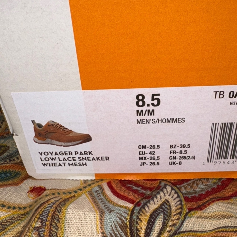 Timberland Men's Voyager Park Low Impact Sneakers NIB - Picture 6 of 6